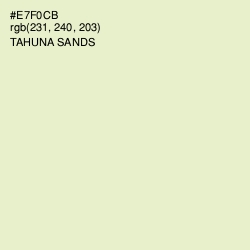 #E7F0CB - Tahuna Sands Color Image